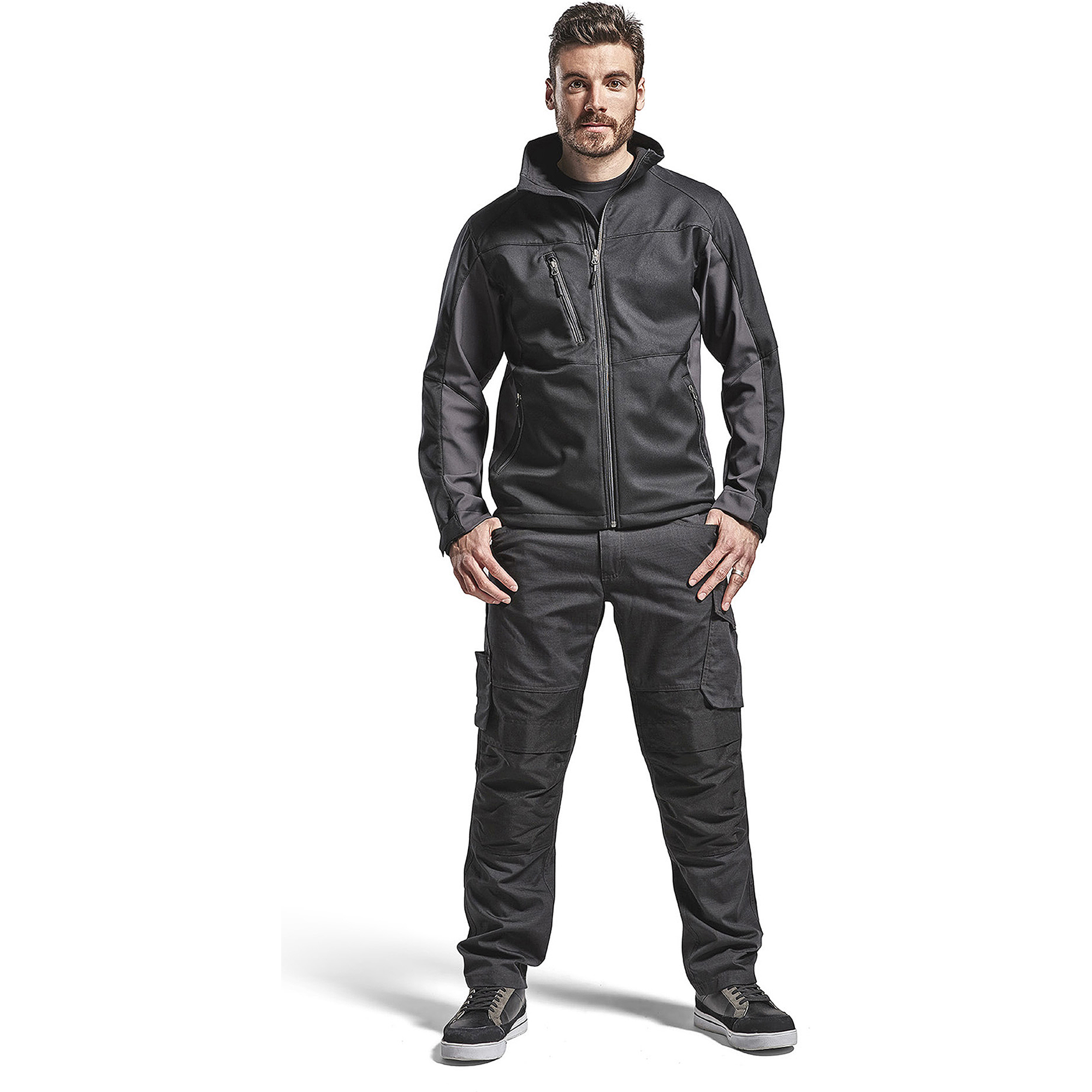 Blaklader Stretch Work Trousers, Black/Dark Grey (5)