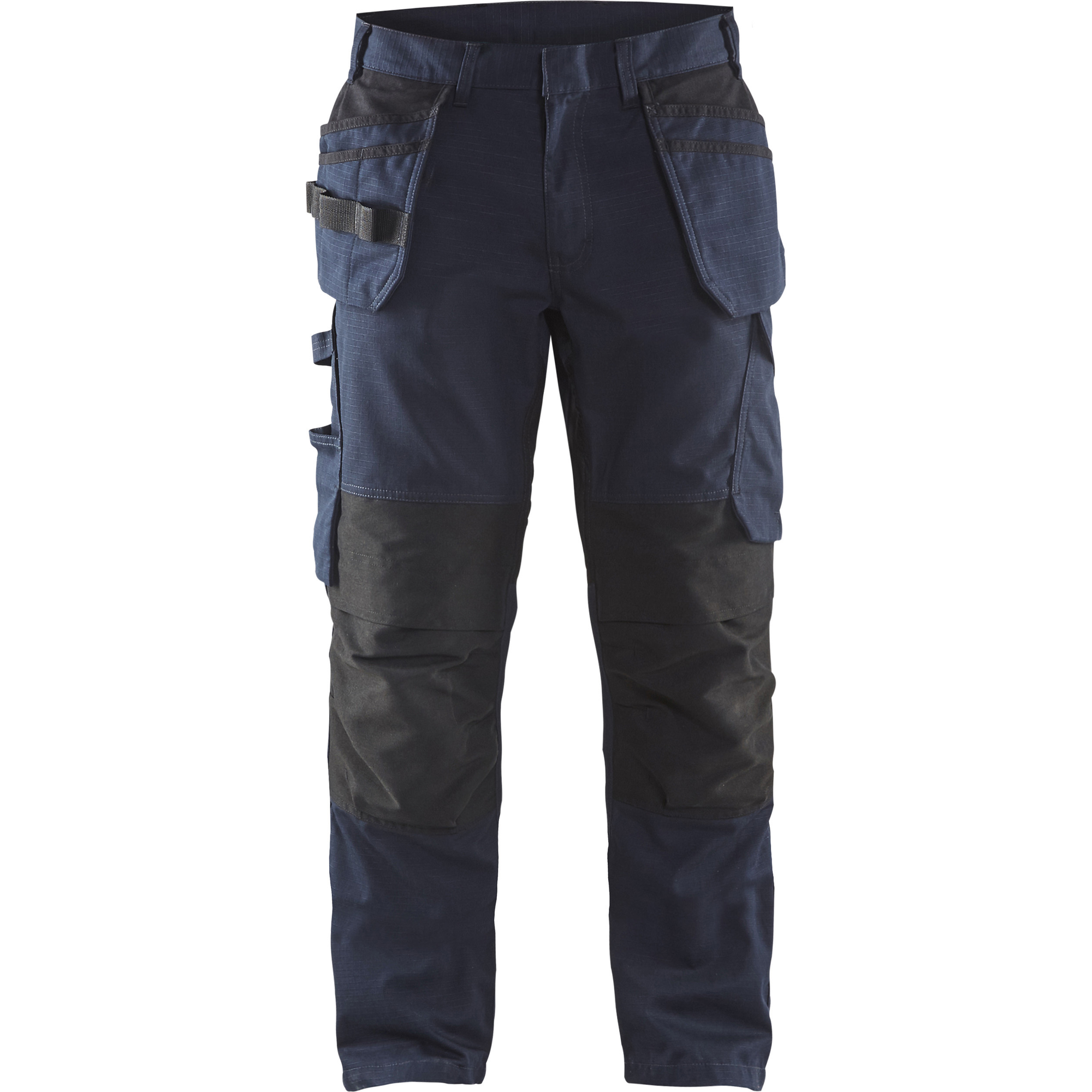 Blaklader Stretch Work Trousers with Tool Pockets, Dark Navy/Black