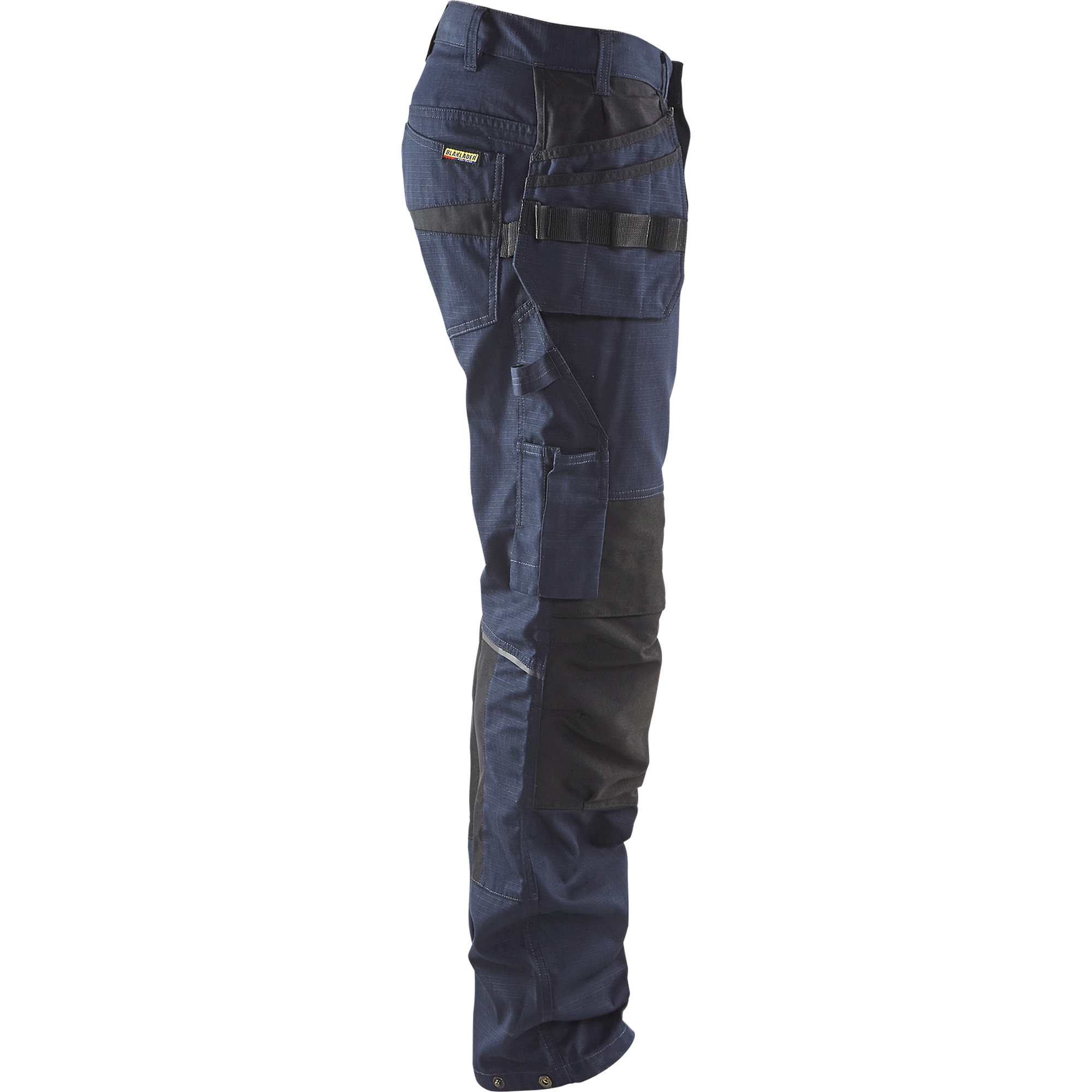 Blaklader Stretch Work Trousers with Tool Pockets, Dark Navy/Black (2)