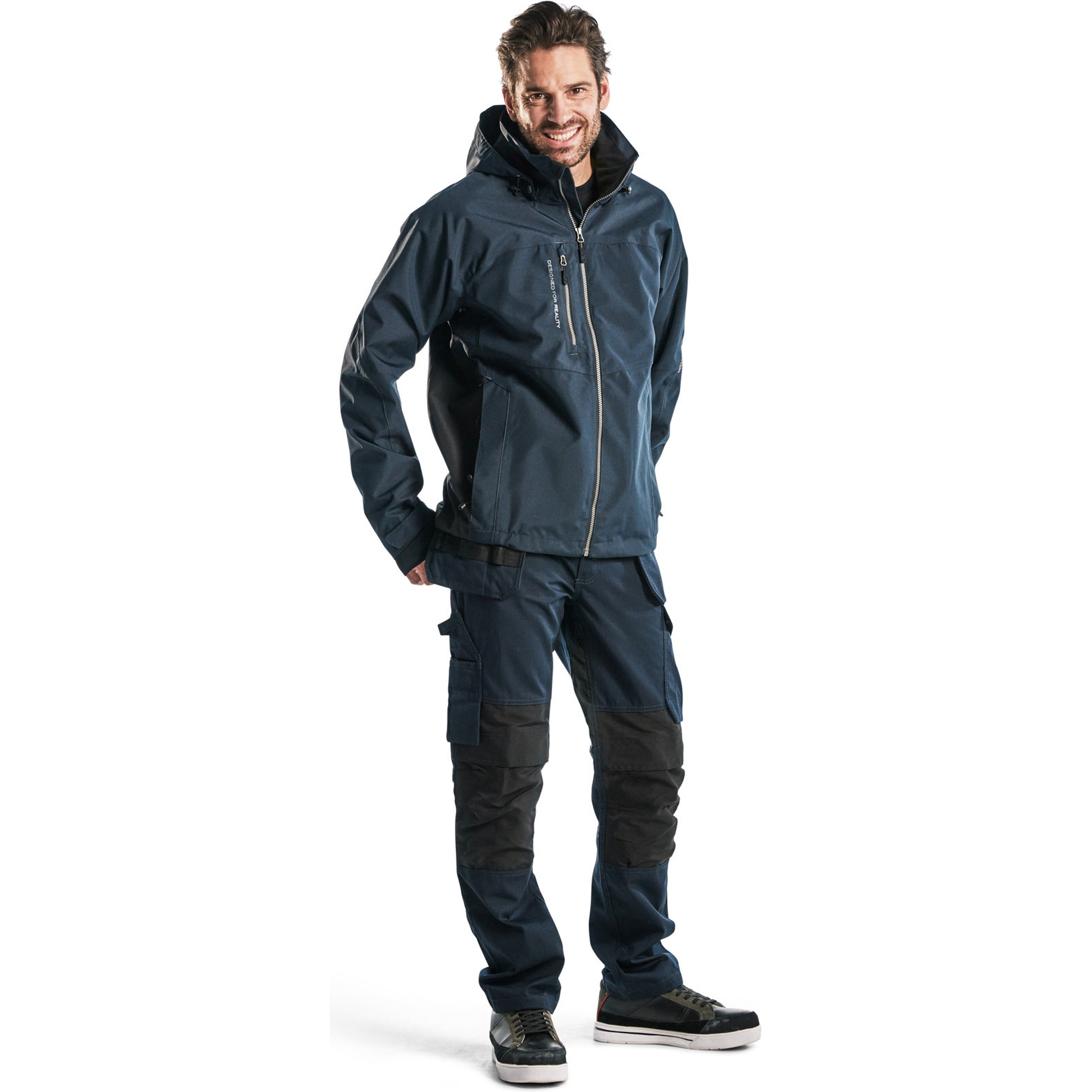 Blaklader Stretch Work Trousers with Tool Pockets, Dark Navy/Black (5)