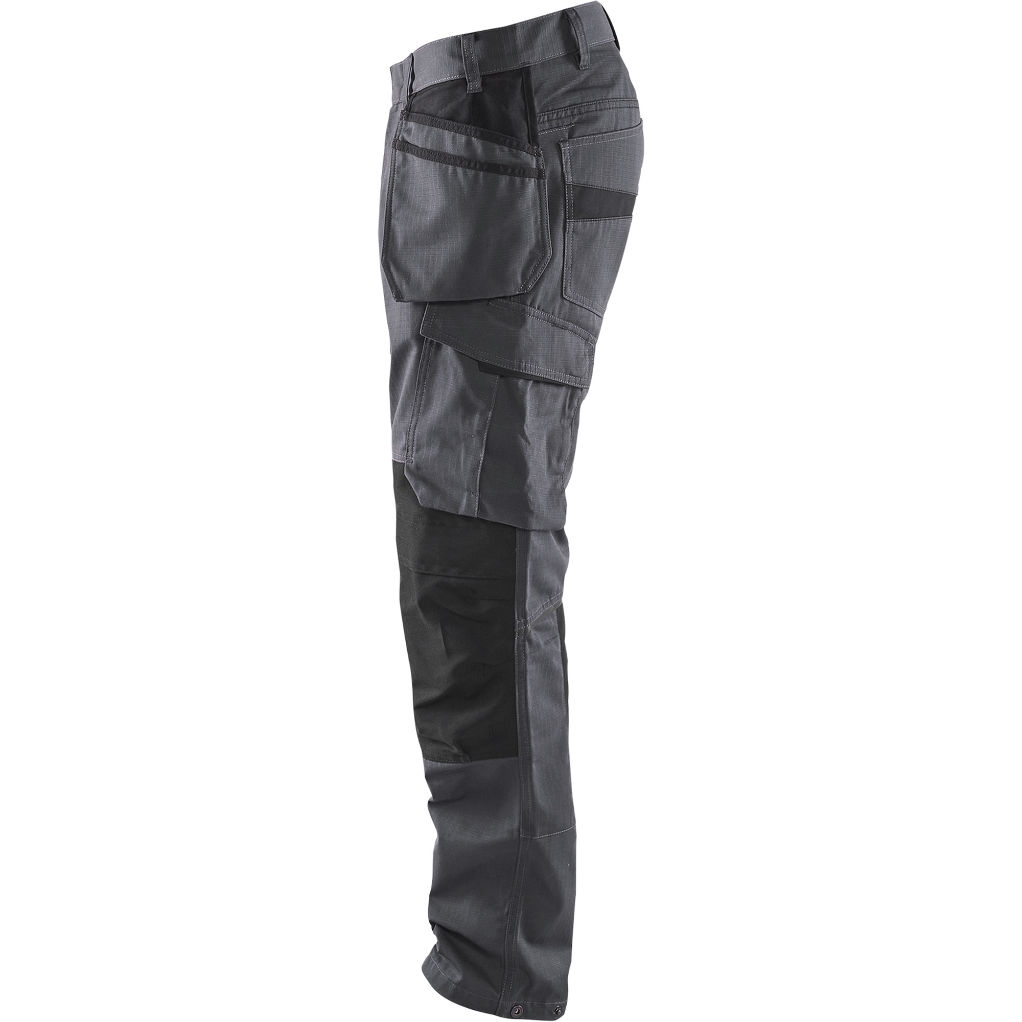 Blaklader Stretch Work Trousers with Tool Pockets, Medium Grey/Black (3)
