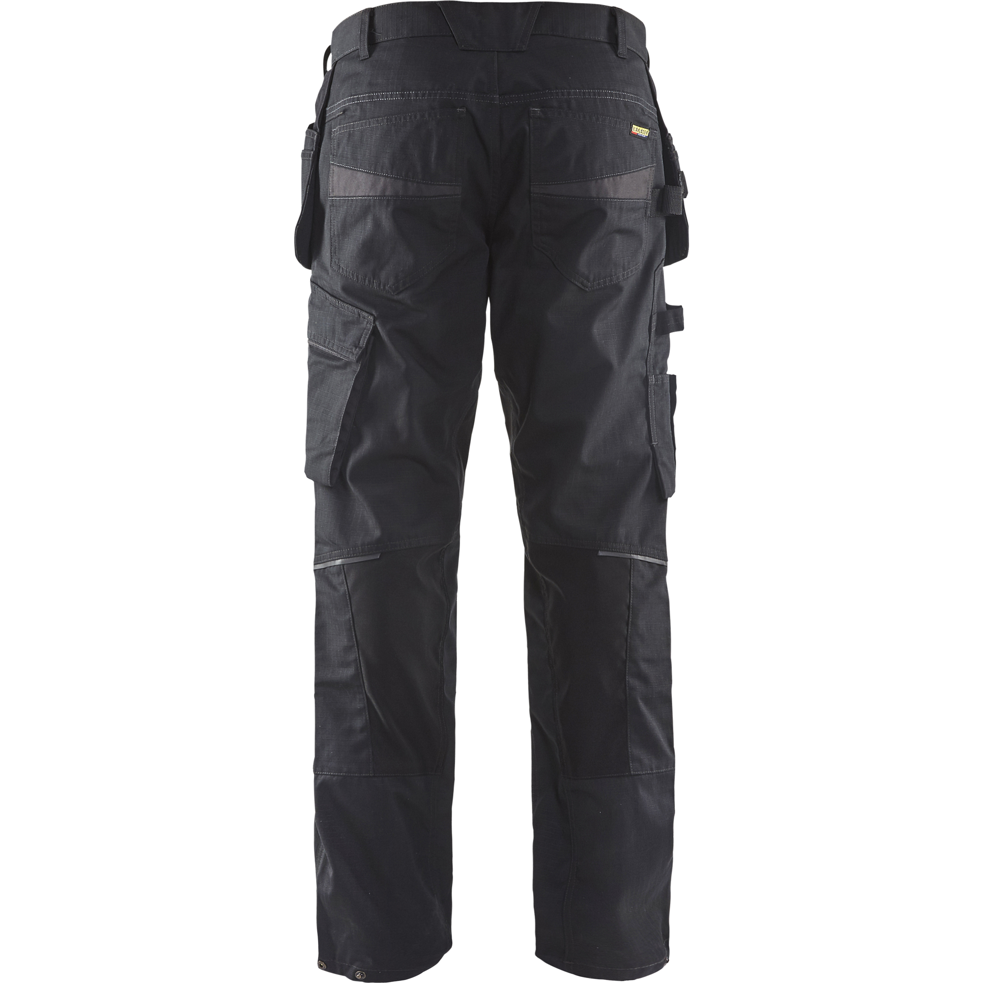 Blaklader Stretch Work Trousers with Tool Pockets, Black/Dark Grey (4)