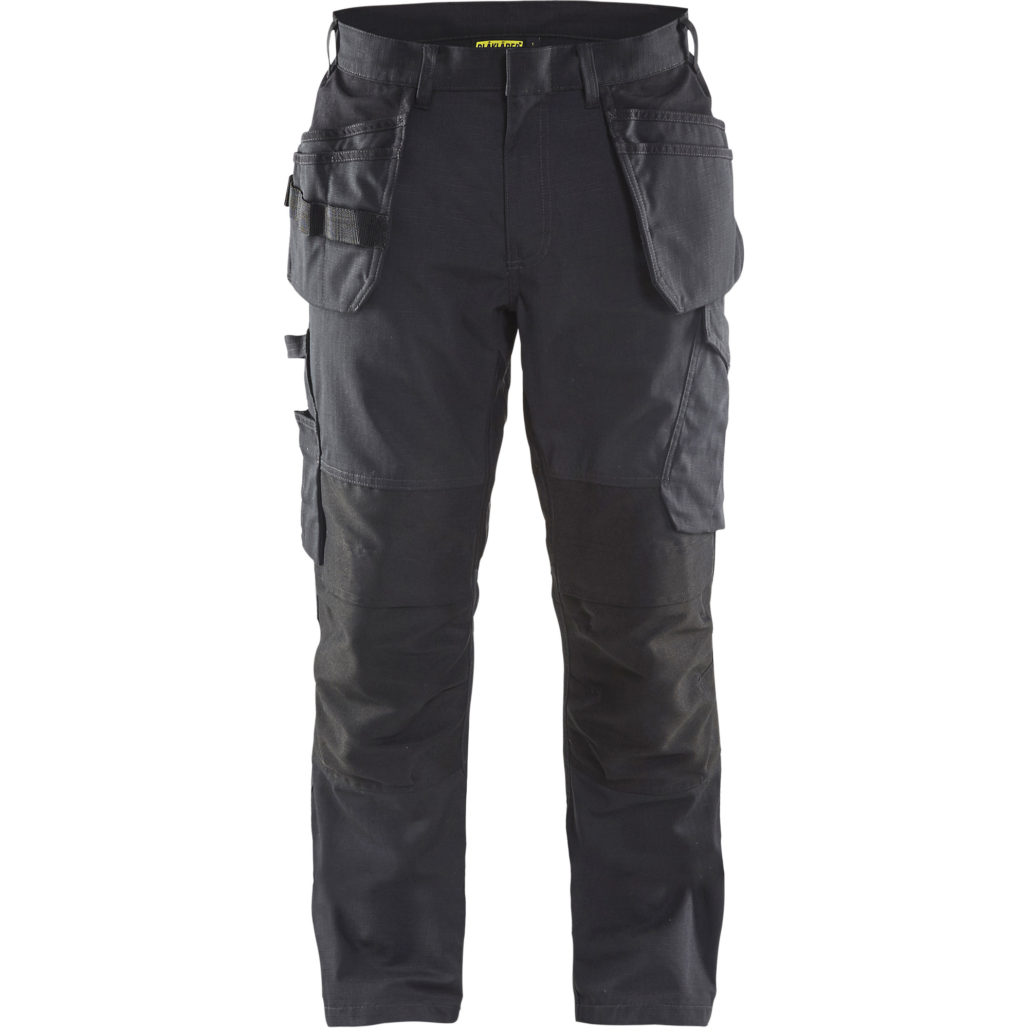 Blaklader Stretch Work Trousers with Tool Pockets, Black/Dark Grey