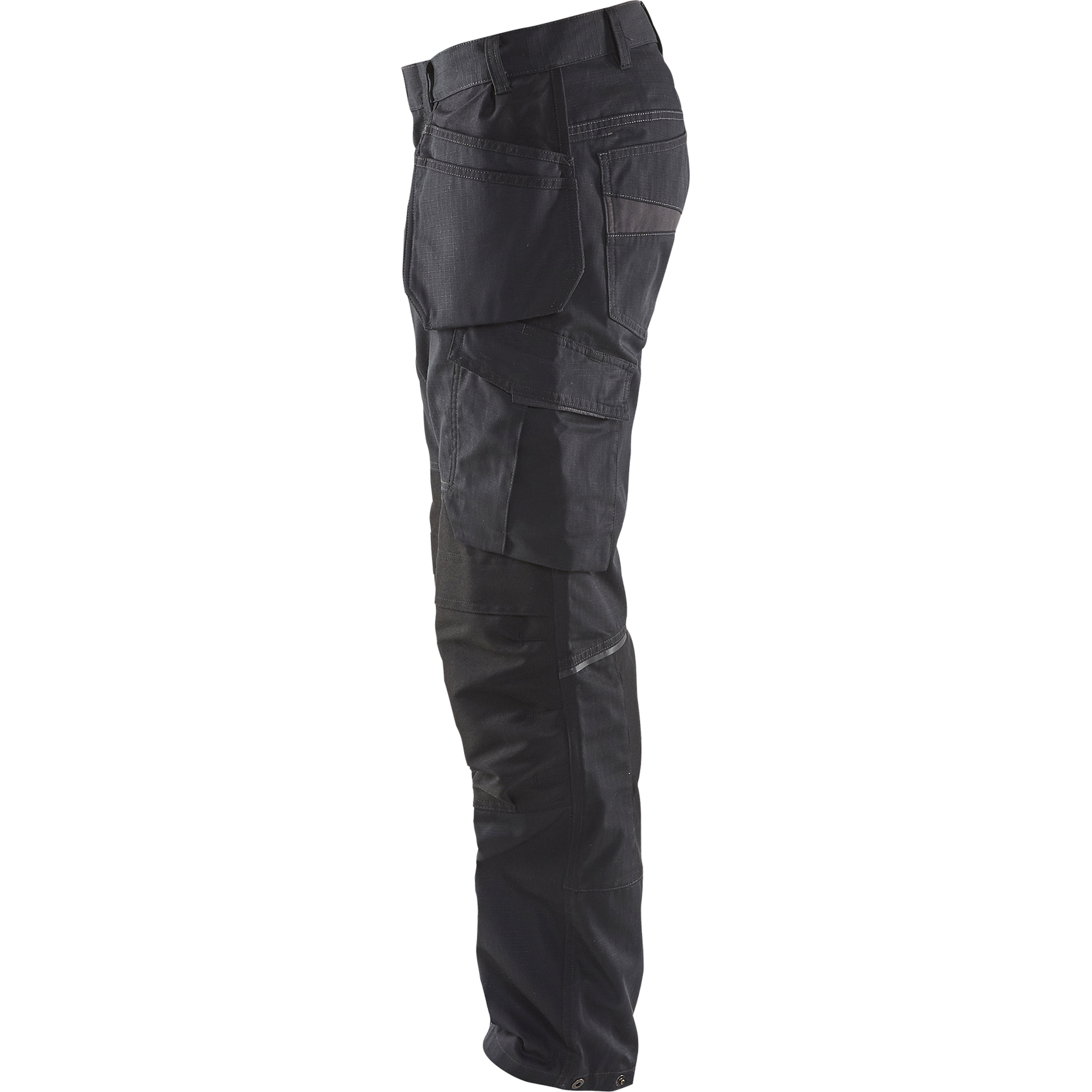 Blaklader Stretch Work Trousers with Tool Pockets, Black/Dark Grey (3)