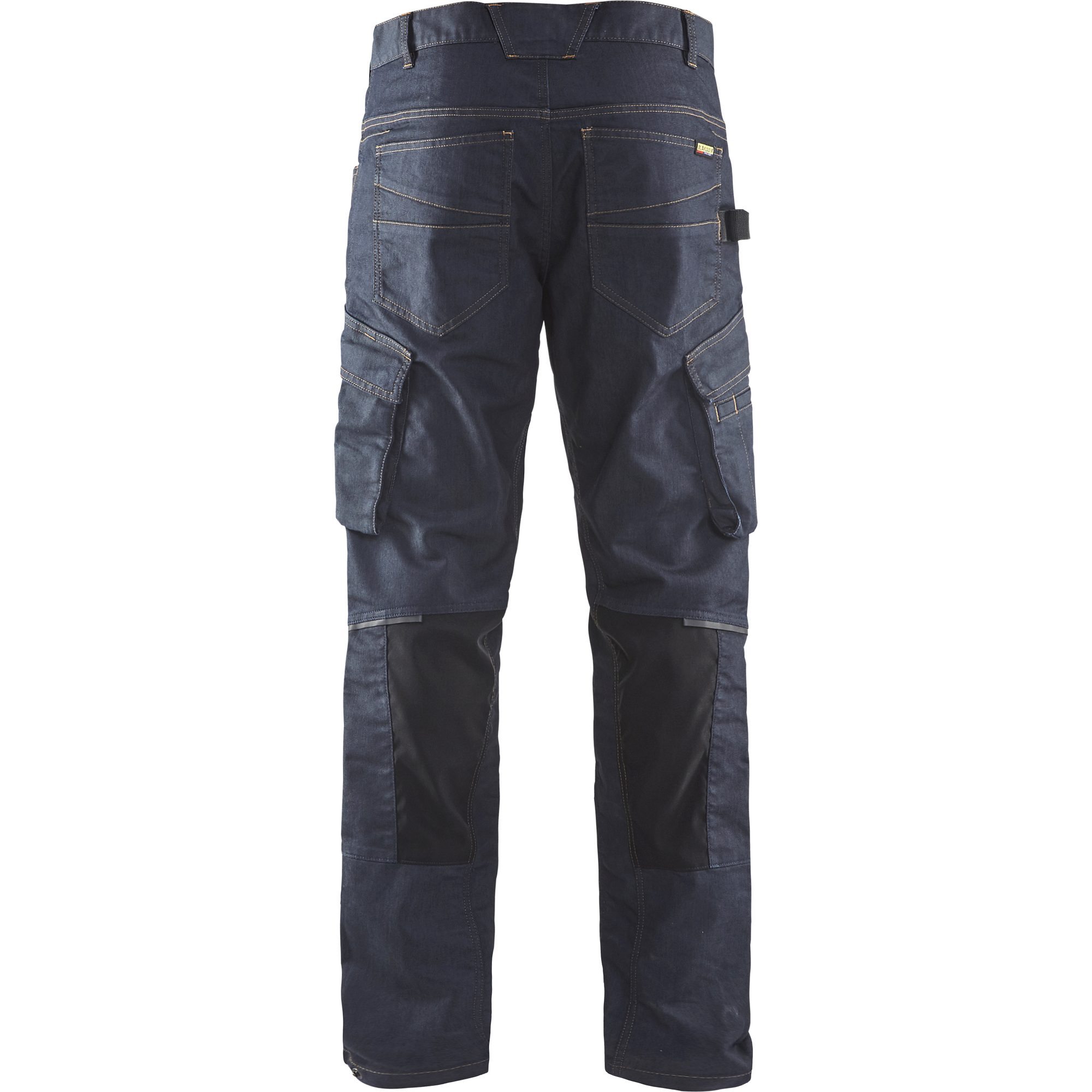 Blaklader Denim Stretch Work Trousers, Navy/Black (3)