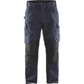 Blaklader Denim Stretch Work Trousers, Navy/Black