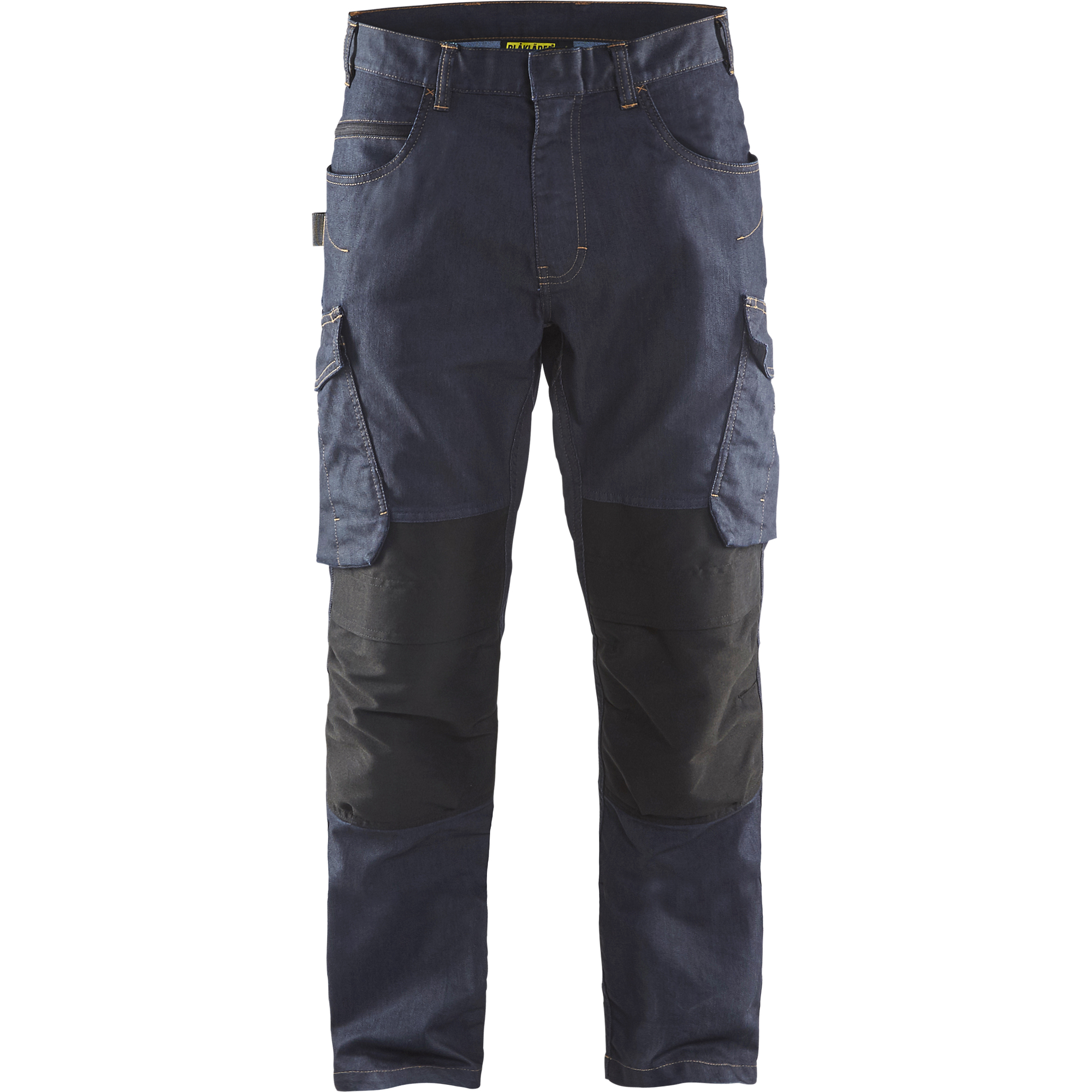 Blaklader Denim Stretch Work Trousers, Navy/Black