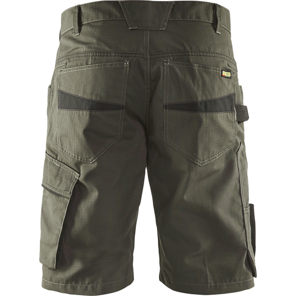 Blaklader Shorts, Dark Olive Green/Black (4)