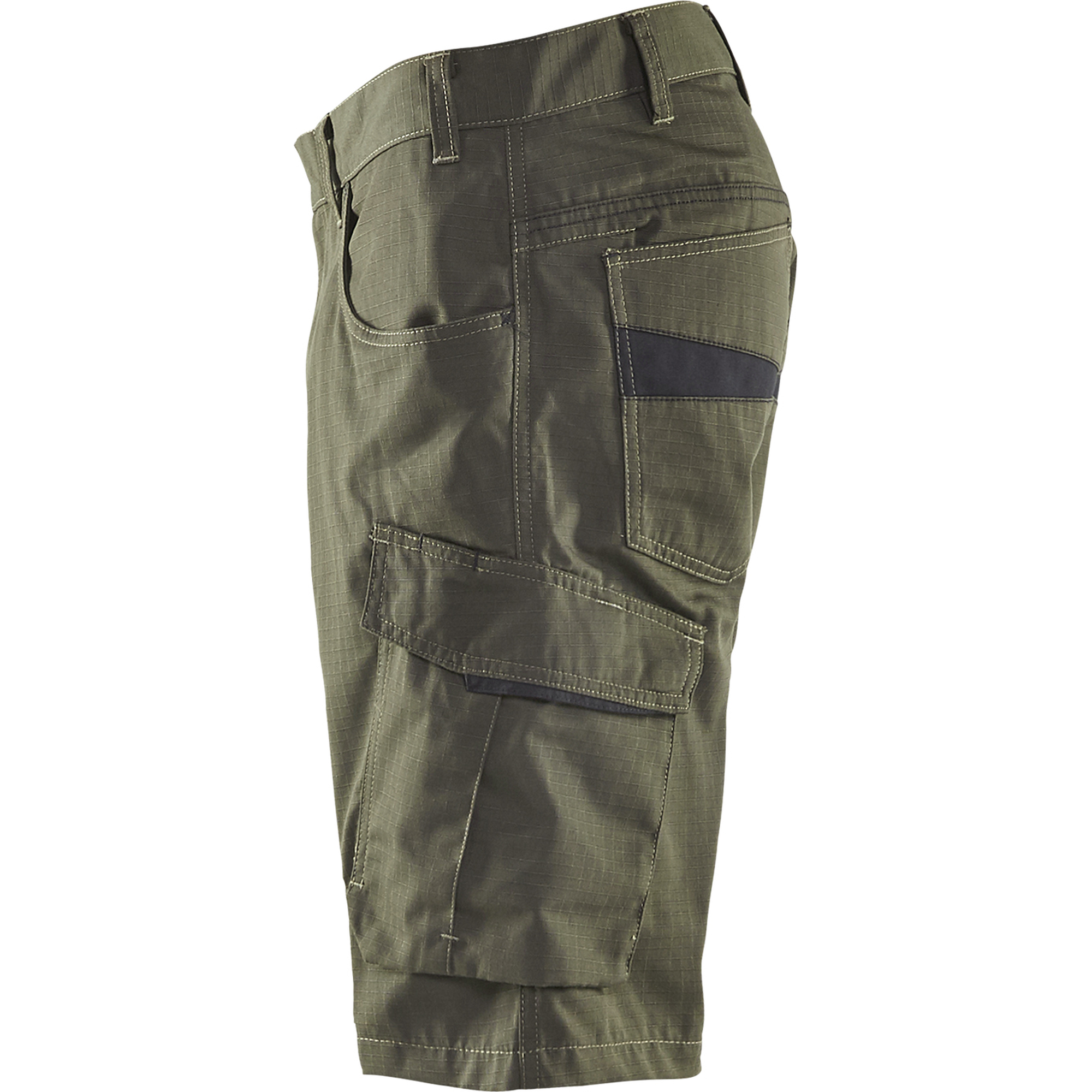 Blaklader Shorts, Dark Olive Green/Black (3)