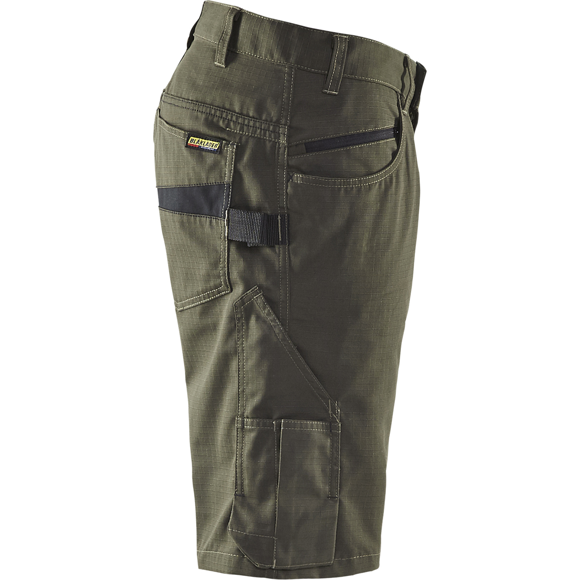 Blaklader Shorts, Dark Olive Green/Black (2)