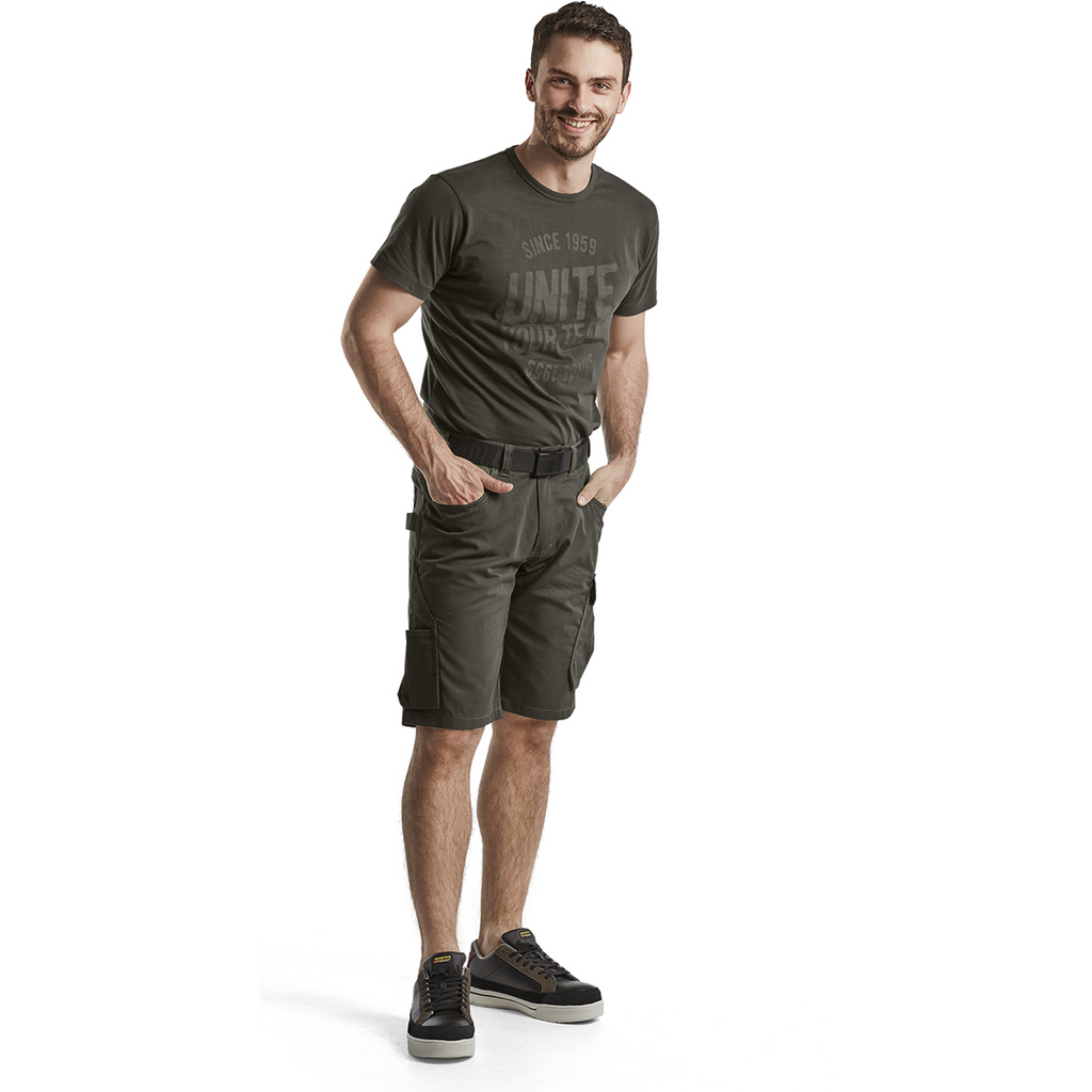 Blaklader Shorts, Dark Olive Green/Black (5)