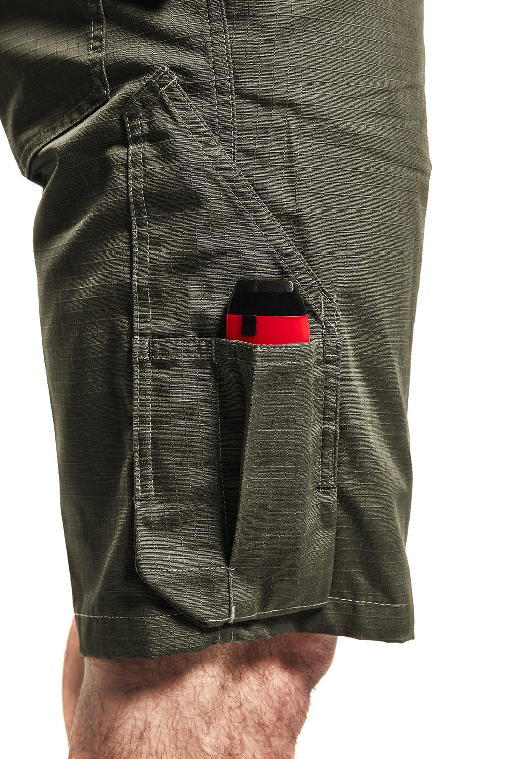 Blaklader Shorts, Dark Olive Green/Black (6)