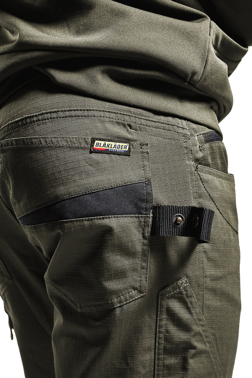 Blaklader Shorts, Dark Olive Green/Black (7)