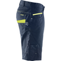 Blaklader Shorts, Dark Navy/Yellow