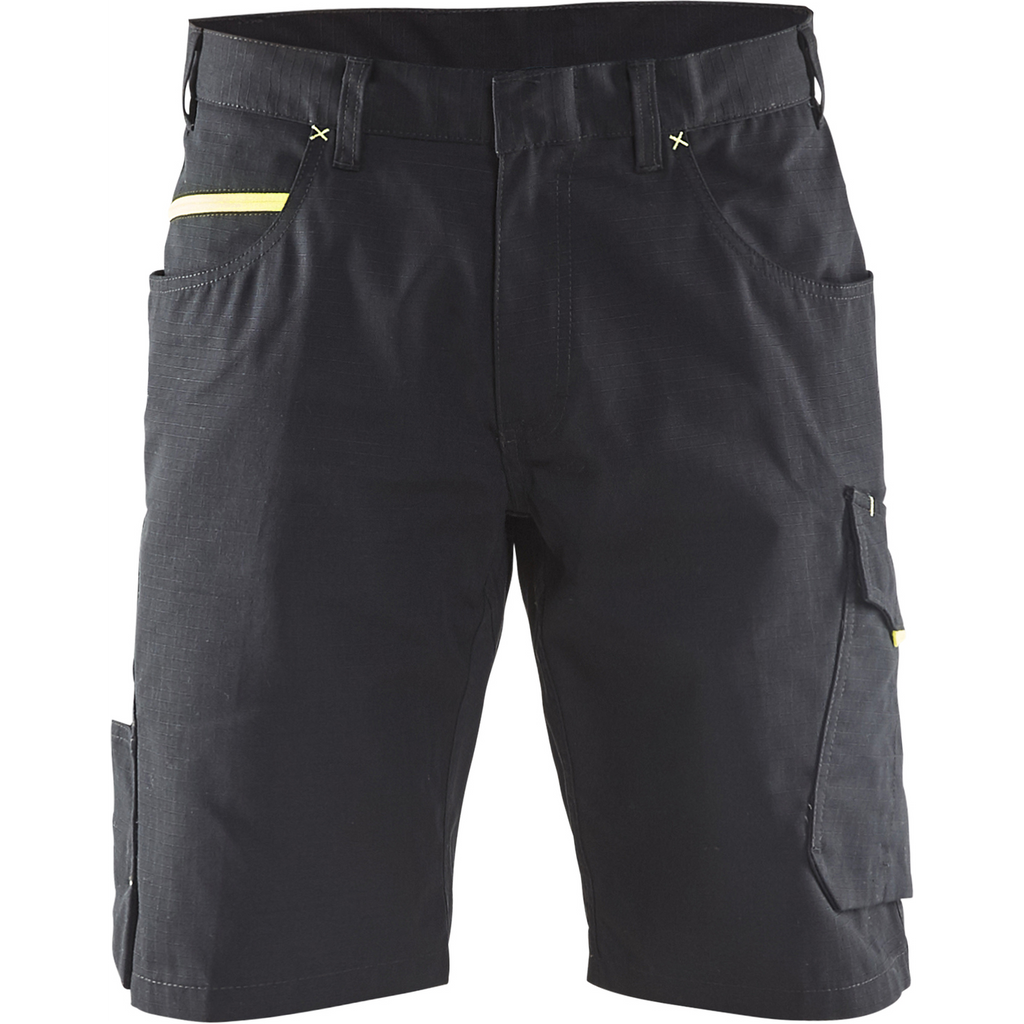Blaklader Shorts, Black/Yellow