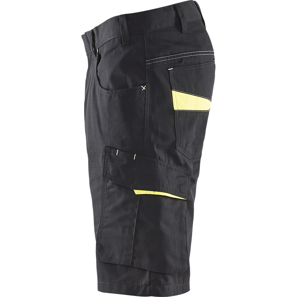 Blaklader Shorts, Black/Yellow (3)