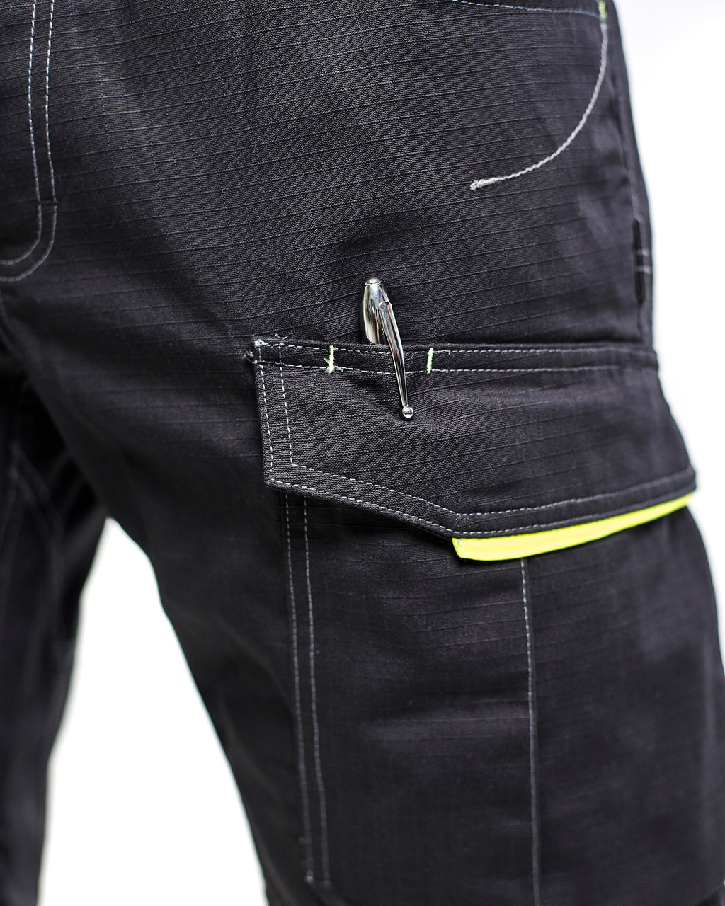 Blaklader Shorts, Black/Yellow (7)