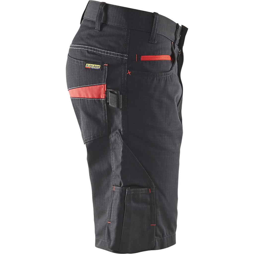 Blaklader Shorts, Black/Red (2)