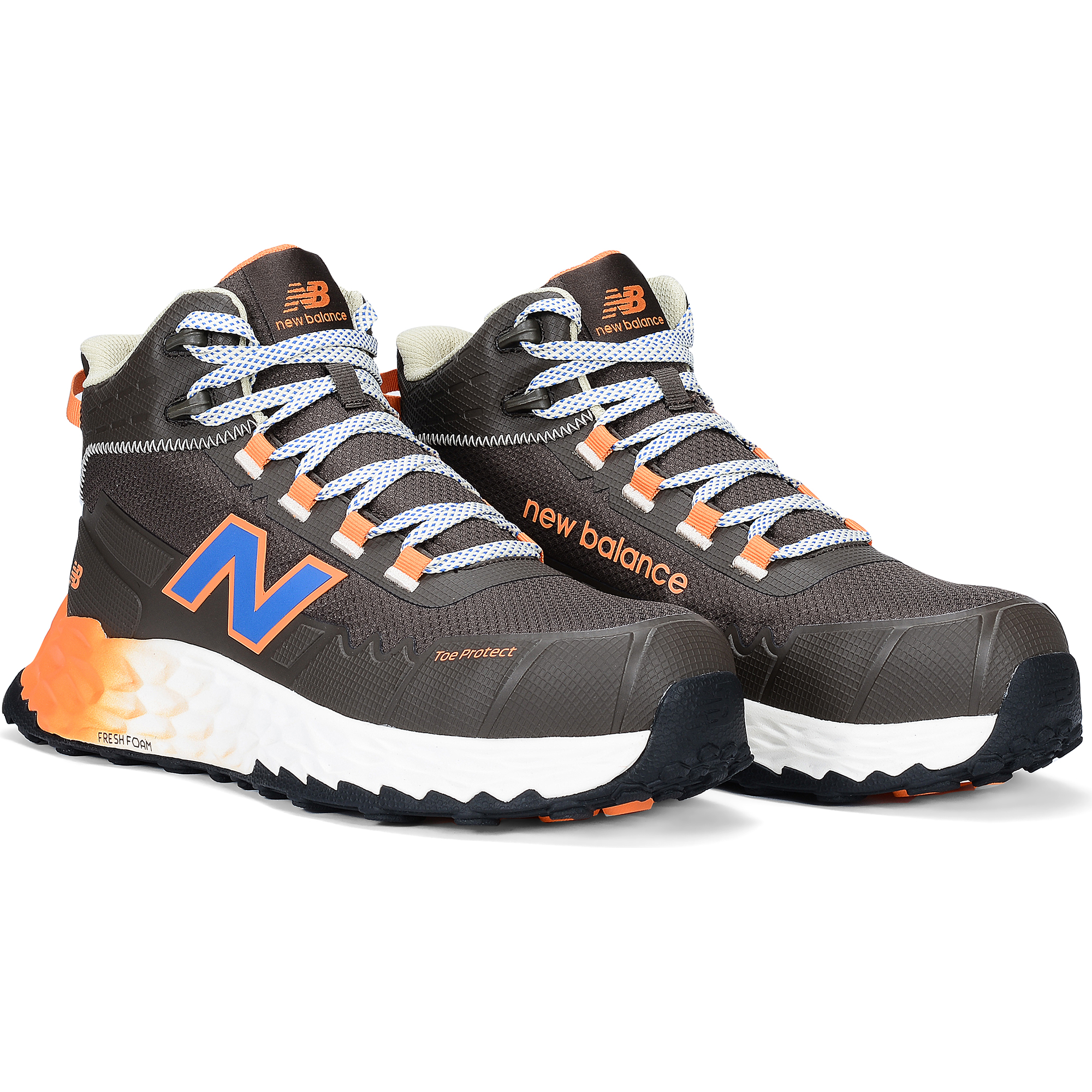 New Balance Cremorne Mid Safety boots S3L, chocolate / orange (6)
