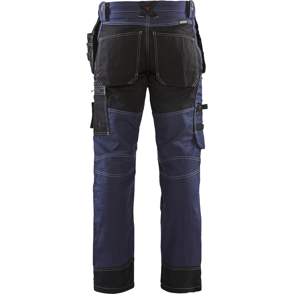 Blaklader Craftsman Work Trousers, Navy/Black (4)
