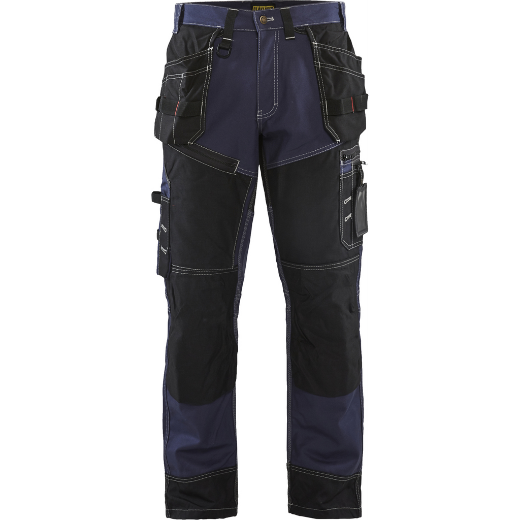 Blaklader Craftsman Work Trousers, Navy/Black