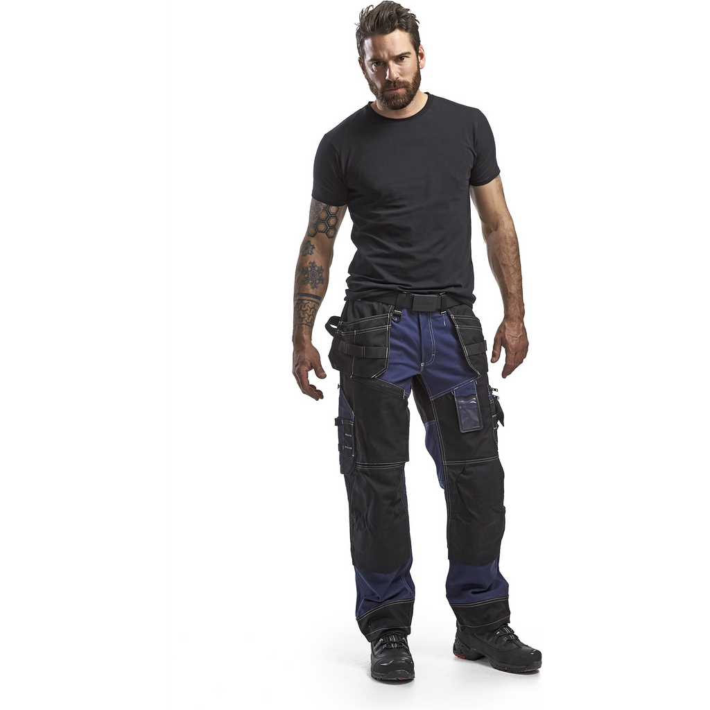 Blaklader Craftsman Work Trousers, Navy/Black (5)