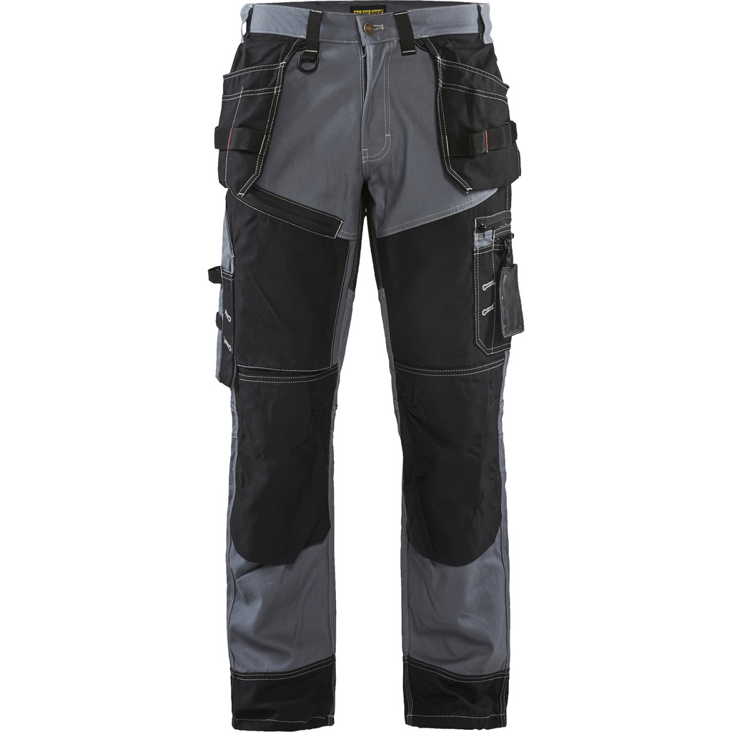 Blaklader Craftsman Work Trousers, Grey/Black