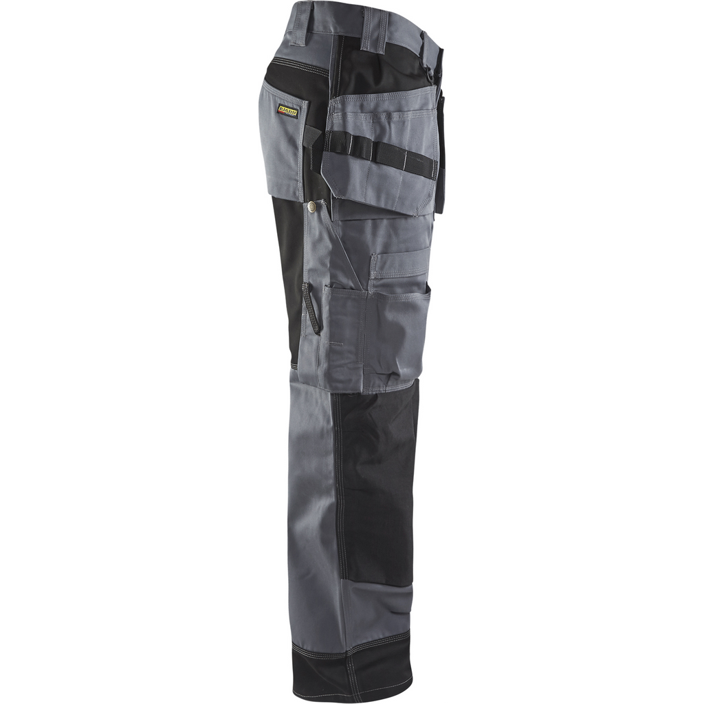 Blaklader Multifunction Floor Layer Work Trousers, Grey/Black (2)