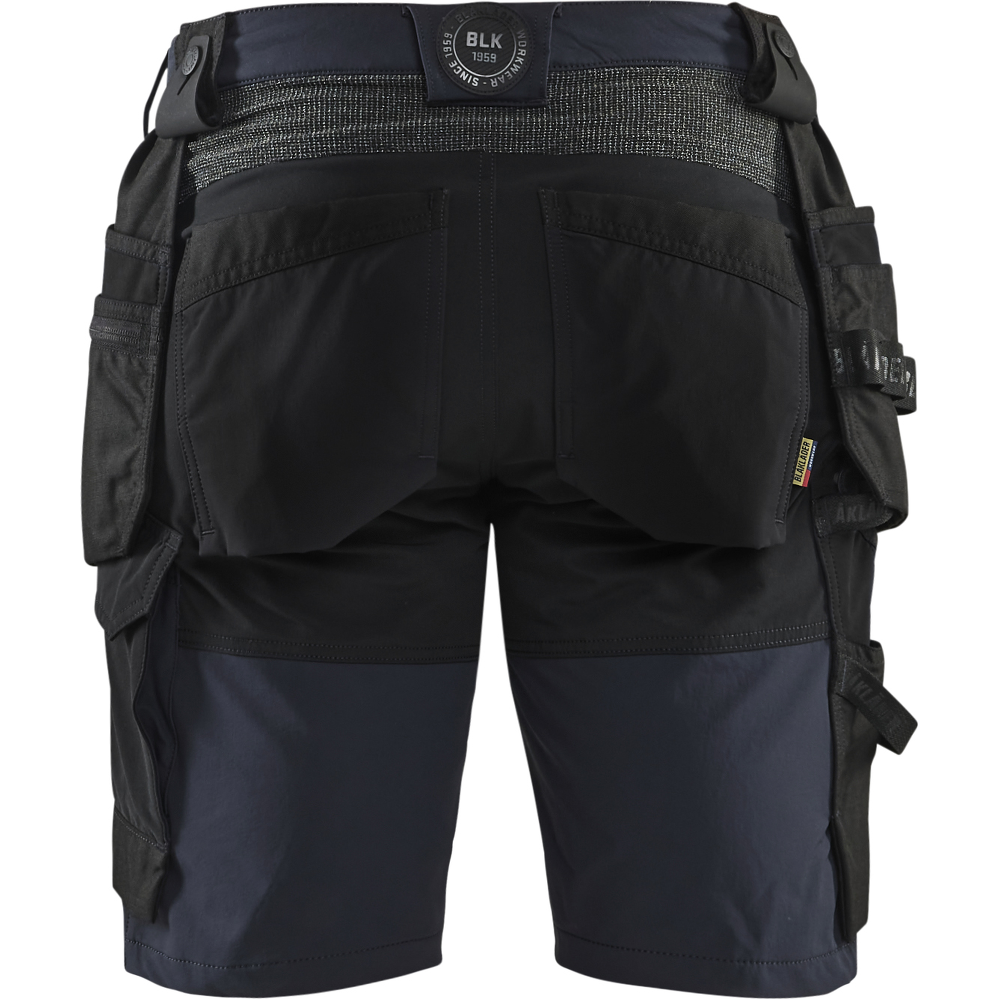 Blaklader 4-Way Stretch Craftsman Shorts, Dark Navy/Black (4)