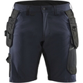 Blaklader 4-Way Stretch Craftsman Shorts, Dark Navy/Black