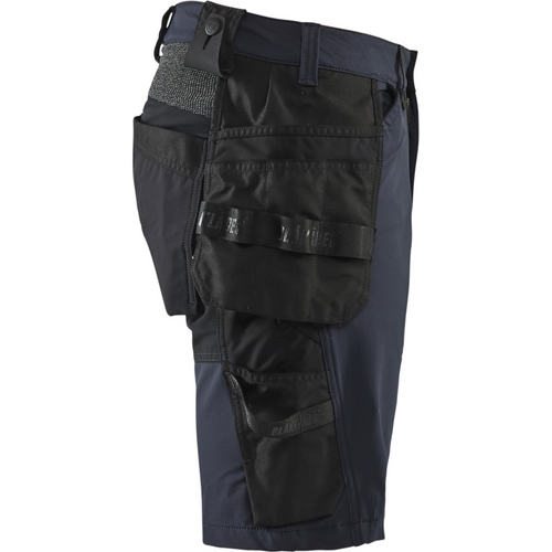 Blaklader 4-Way Stretch Craftsman Shorts, Dark Navy/Black (2)