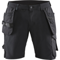 Blaklader 4-Way Stretch Craftsman Shorts, Black/Dark Grey