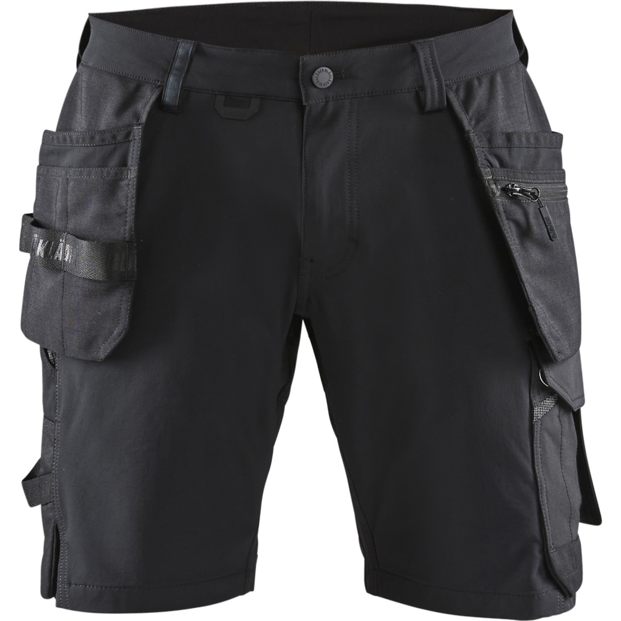 Blaklader 4-Way Stretch Craftsman Shorts, Black/Dark Grey