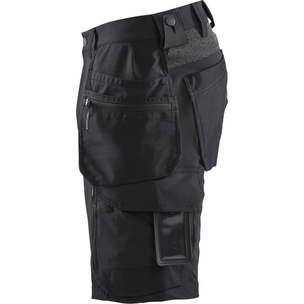 Blaklader 4-Way Stretch Craftsman Shorts, Black/Dark Grey (3)
