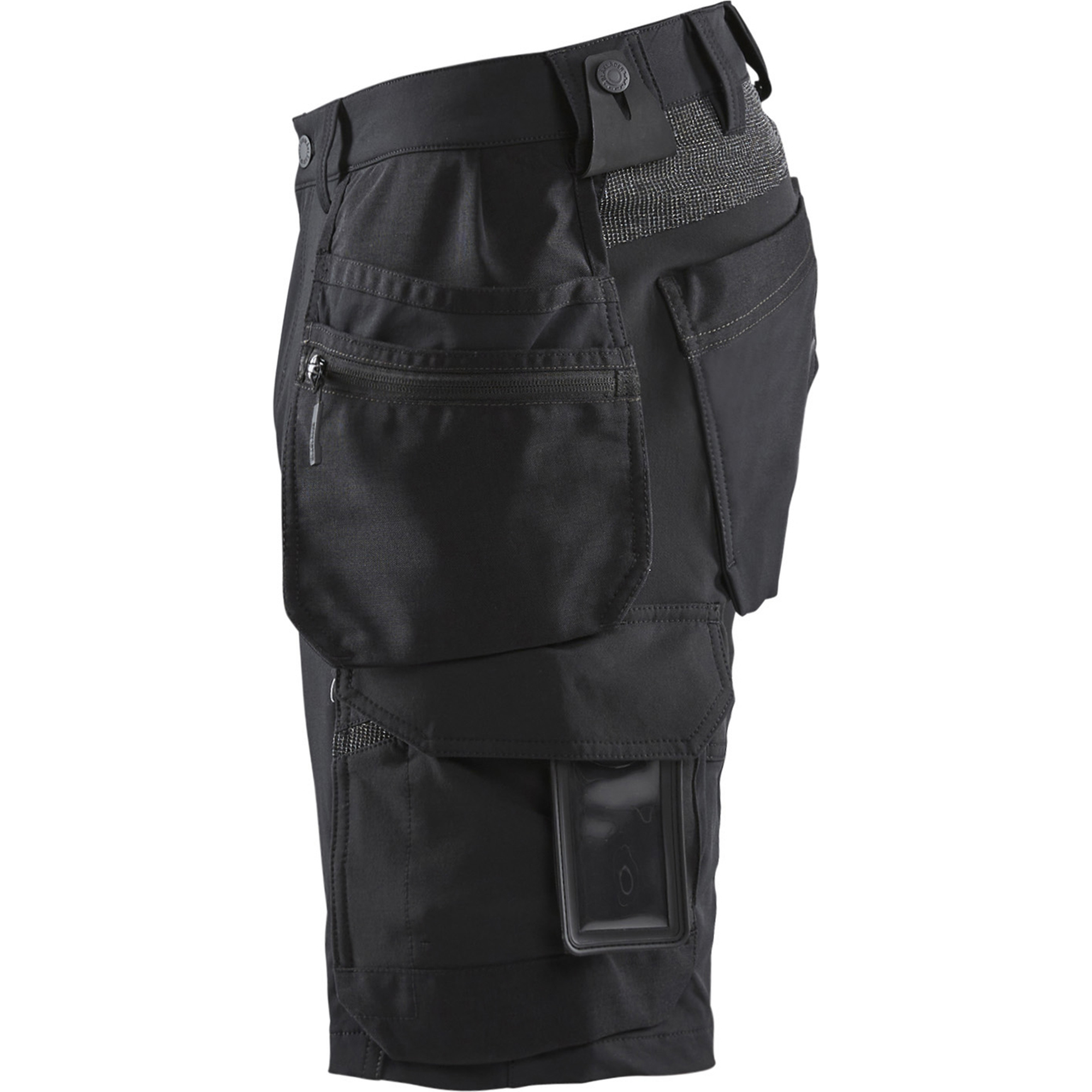 Blaklader 4-Way Stretch Craftsman Shorts, Black/Dark Grey (3)