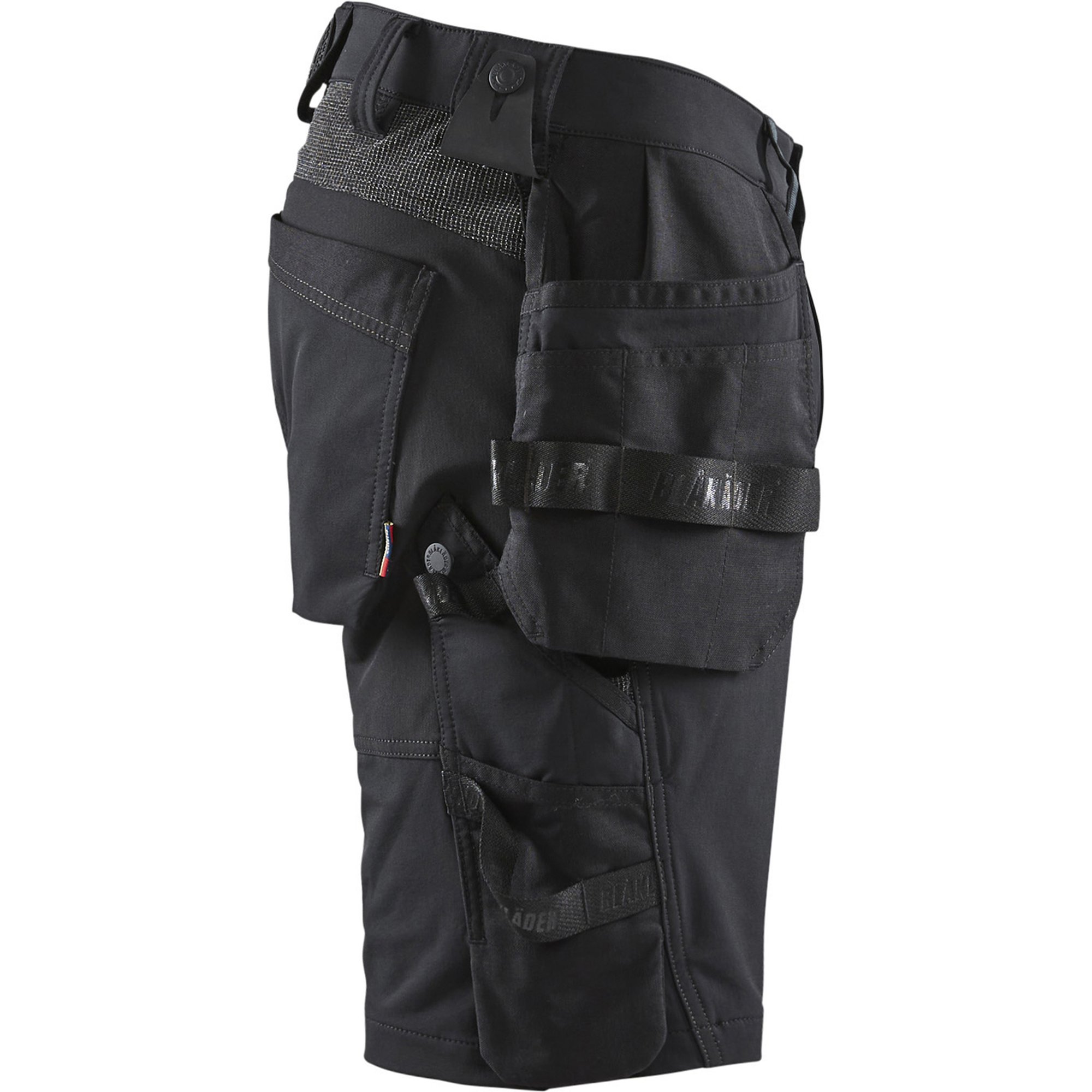 Blaklader 4-Way Stretch Craftsman Shorts, Black/Dark Grey (2)