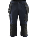 Blaklader 4-Way Stretch Craftsman Pirate Trousers, Dark Navy/Black