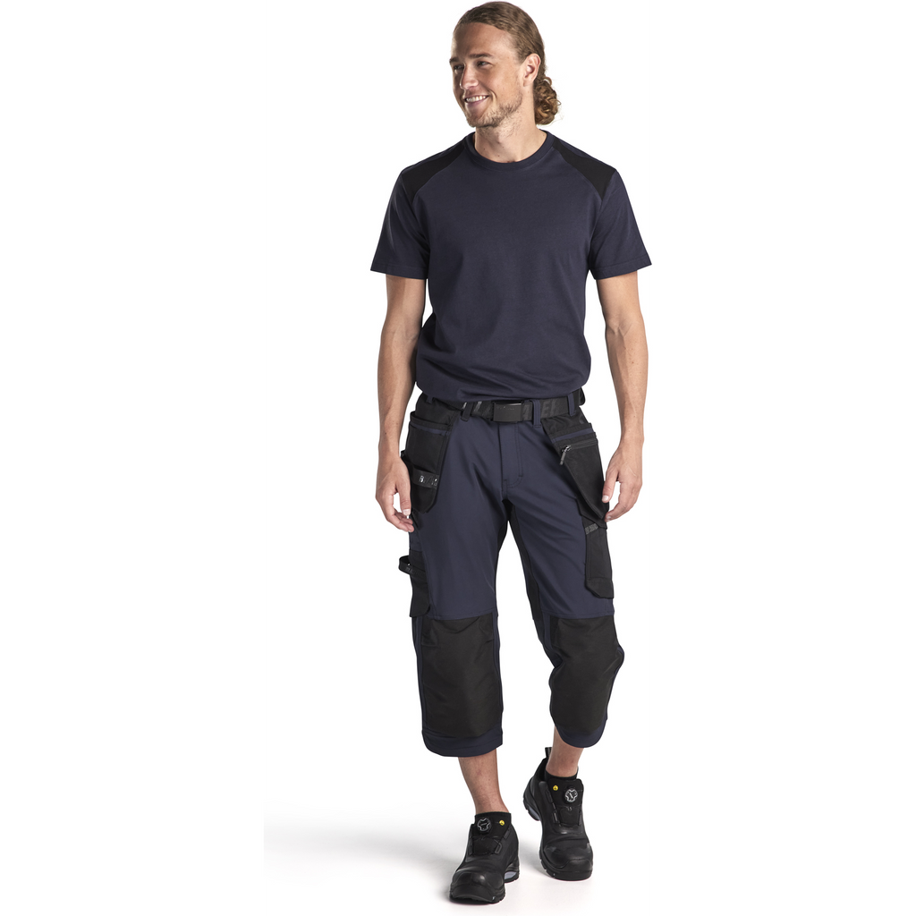 Blaklader 4-Way Stretch Craftsman Pirate Trousers, Dark Navy/Black (5)