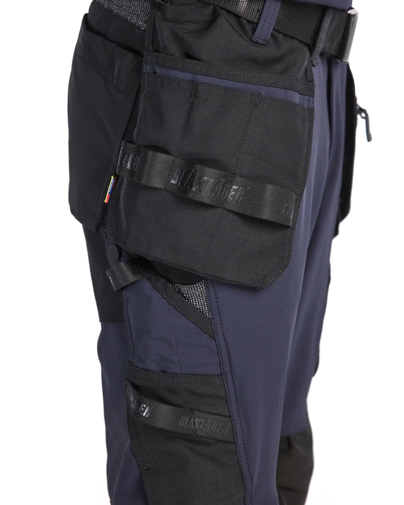 Blaklader 4-Way Stretch Craftsman Pirate Trousers, Dark Navy/Black (6)