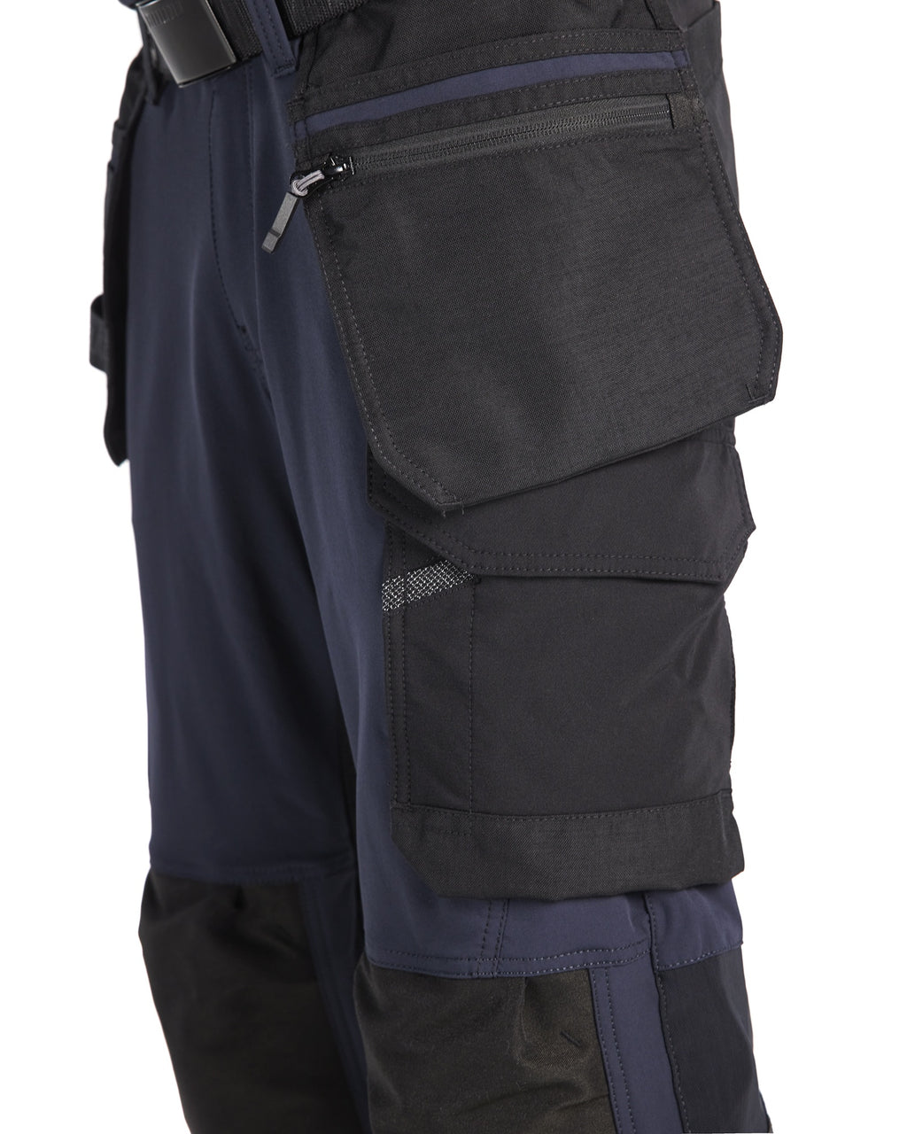 Blaklader 4-Way Stretch Craftsman Pirate Trousers, Dark Navy/Black (7)