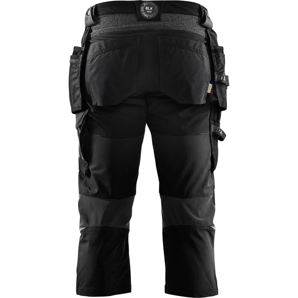 Blaklader 4-Way Stretch Craftsman Pirate Trousers, Black/Dark Grey (4)