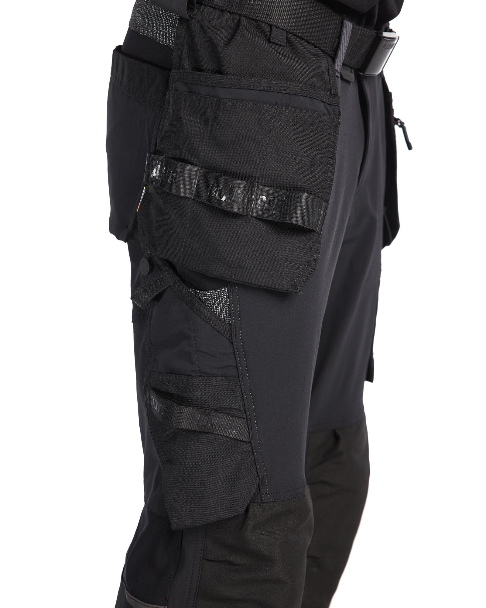Blaklader 4-Way Stretch Craftsman Pirate Trousers, Black/Dark Grey (6)