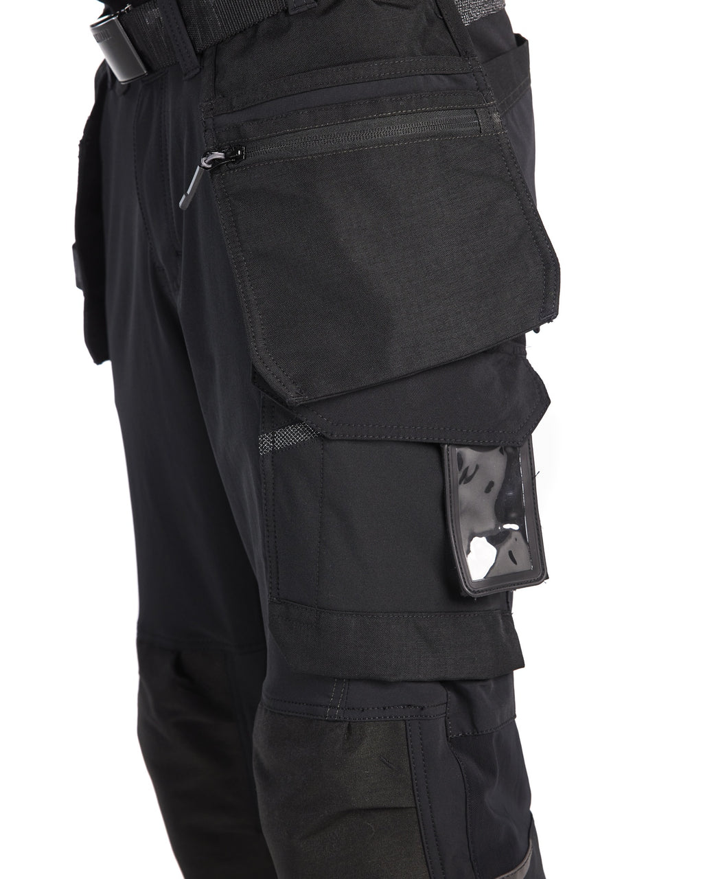 Blaklader 4-Way Stretch Craftsman Pirate Trousers, Black/Dark Grey (7)