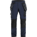 Blaklader 4-Way Stretch Craftsman Work Trousers, Dark Navy/Black