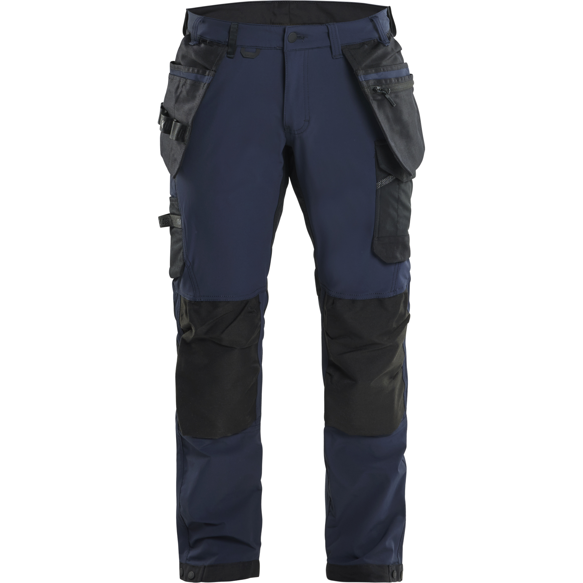 Blaklader 4-Way Stretch Craftsman Work Trousers, Dark Navy/Black