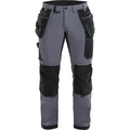 Blaklader 4-Way Stretch Craftsman Work Trousers, Medium Grey/Black