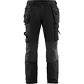 Blaklader 4-Way Stretch Craftsman Work Trousers, Black/Dark Grey