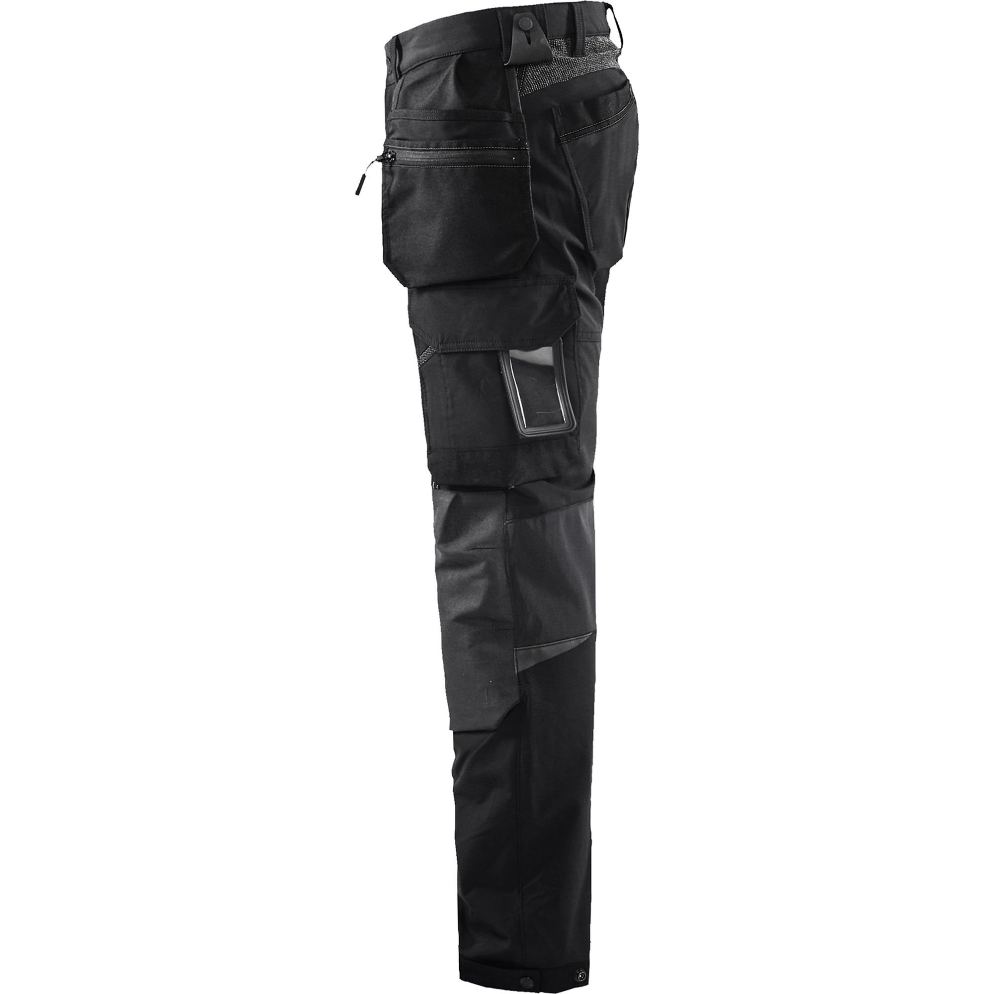 Blaklader 4-Way Stretch Craftsman Work Trousers, Black/Dark Grey (3)