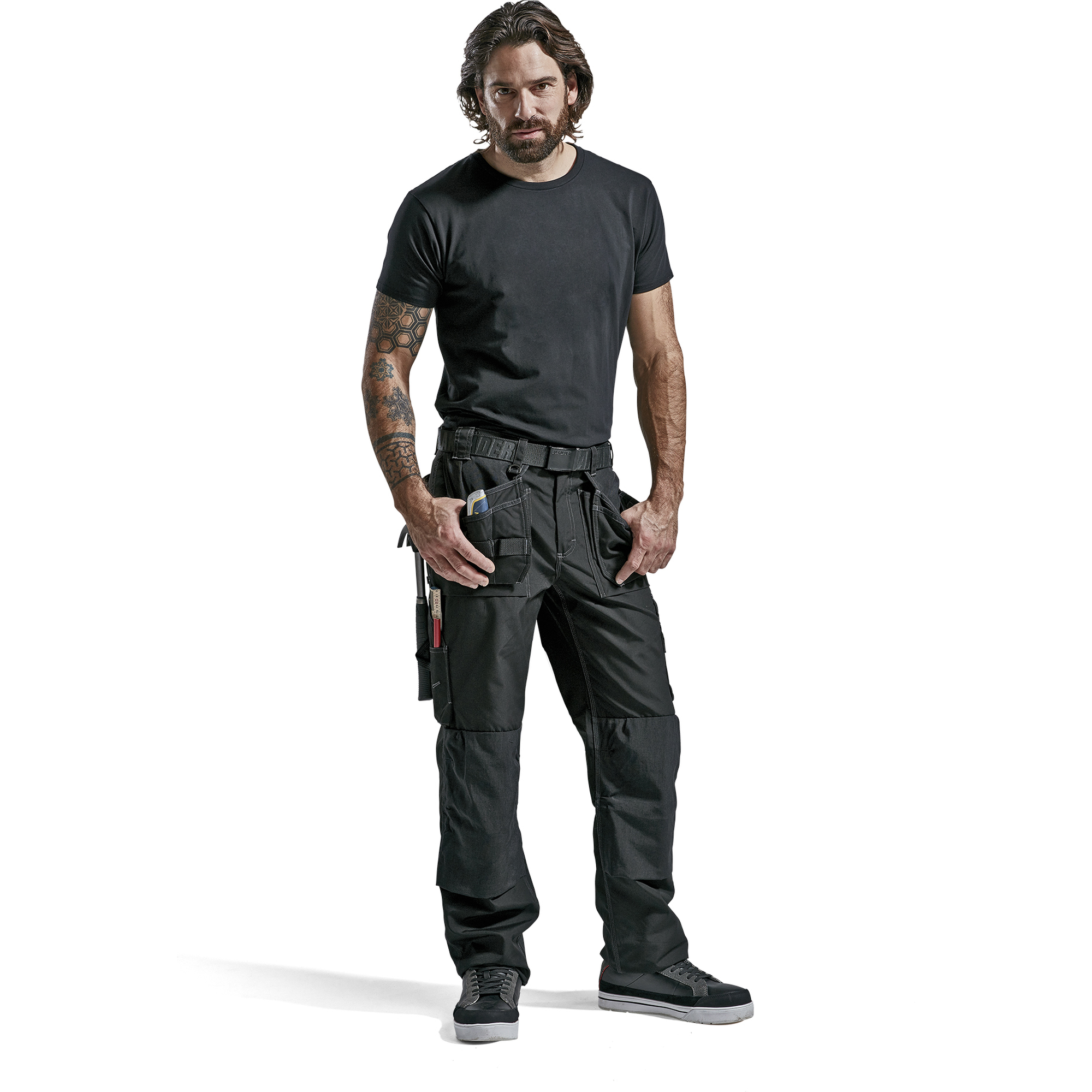 Blaklader Lightweight Craftsman Work Trousers, Black (3)
