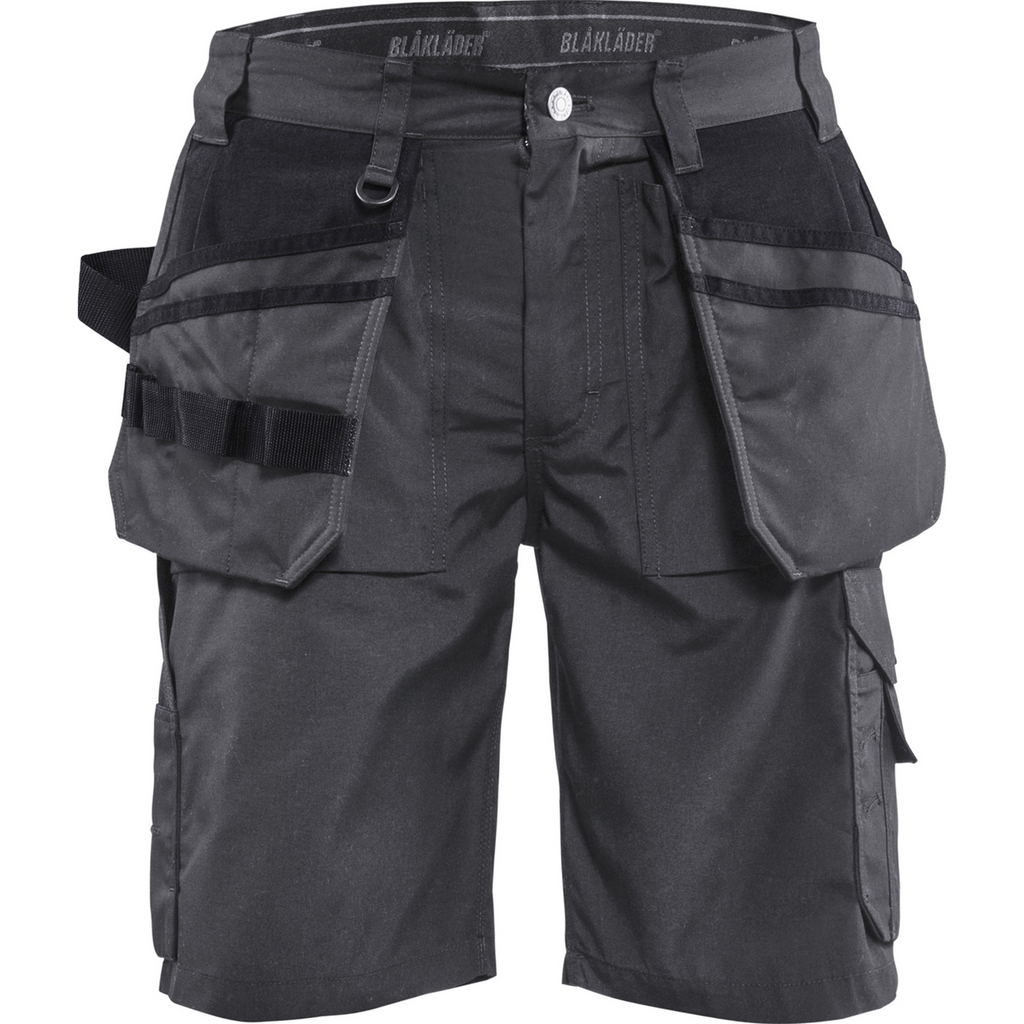 Blaklader Lightweight Craftsman Shorts, Dark Grey/Black